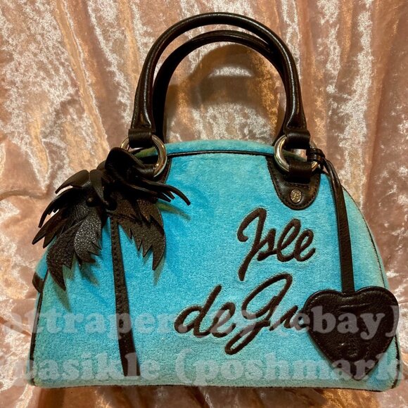 Juicy Couture Handbags - Juicy Couture Blue Isle de Juicy Bag